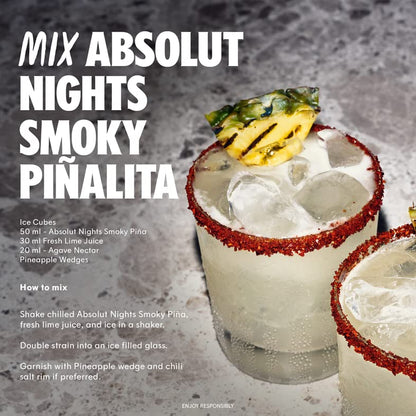 Vodka Absolut Smoky Piña 700 ml