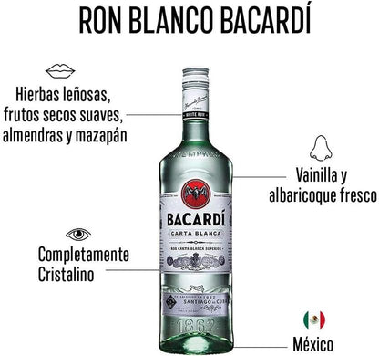 Ron Bacardi Carta Blanca 375 ml