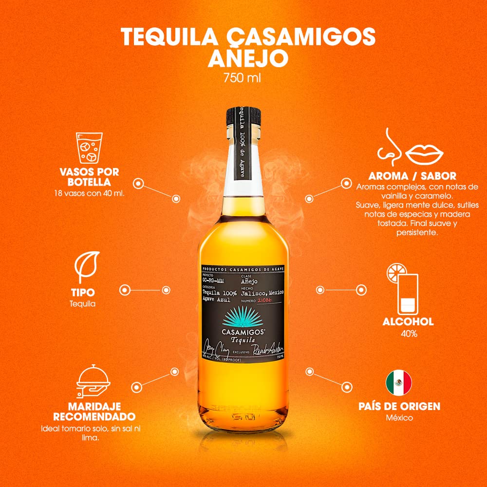 Tequila Casamigos Añejo 750 ml