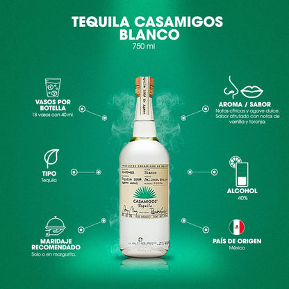 Tequila Casamigos Blanco 750 ml