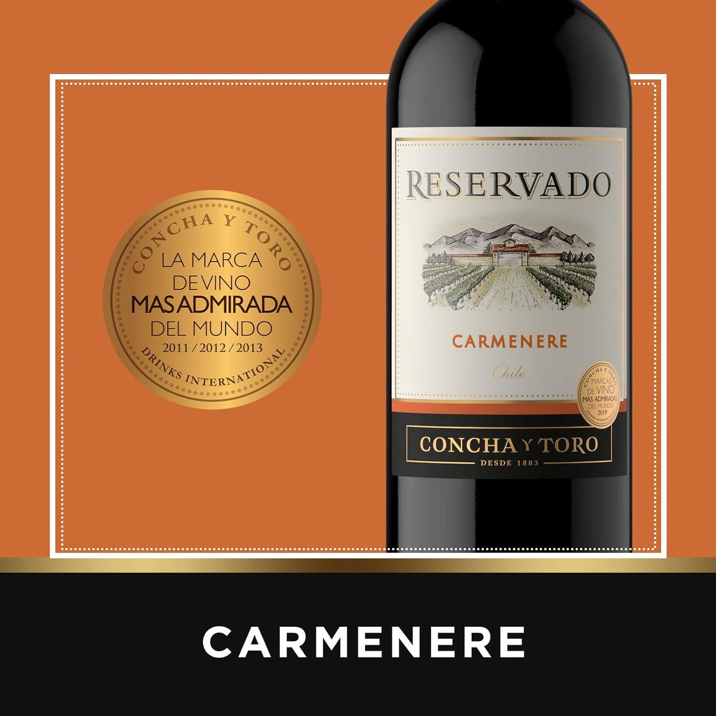 Vino Tinto Concha Y Toro Resevado Carmenere 750 ml