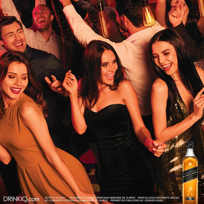 Whisky Johnnie Walker Black Label 1000 ml - Diageo