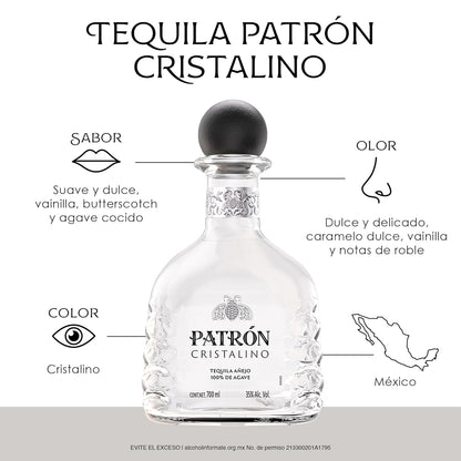 Tequila Patron Cristalino 700 ml