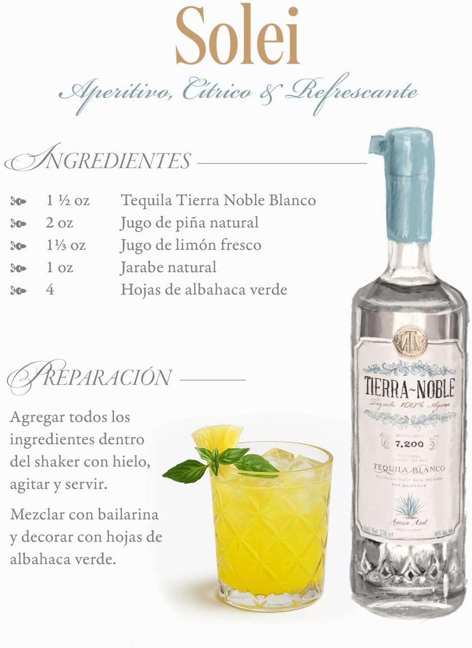 Tequila Tierra Noble Blanco 700 ml