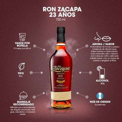 Ron Zacapa Centenario 23 Años 750 ml Diageo
