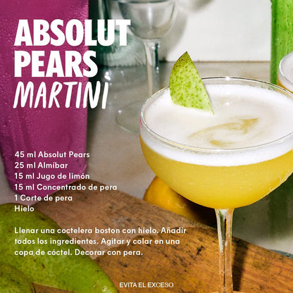 Vodka Absolut Sabor Pera 750 ml