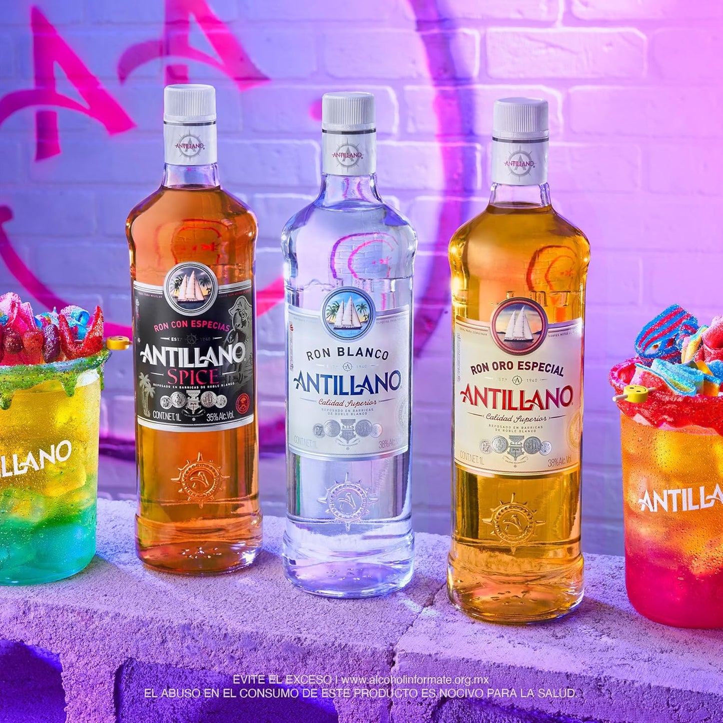 Ron Antillano Blanco 1000 ml