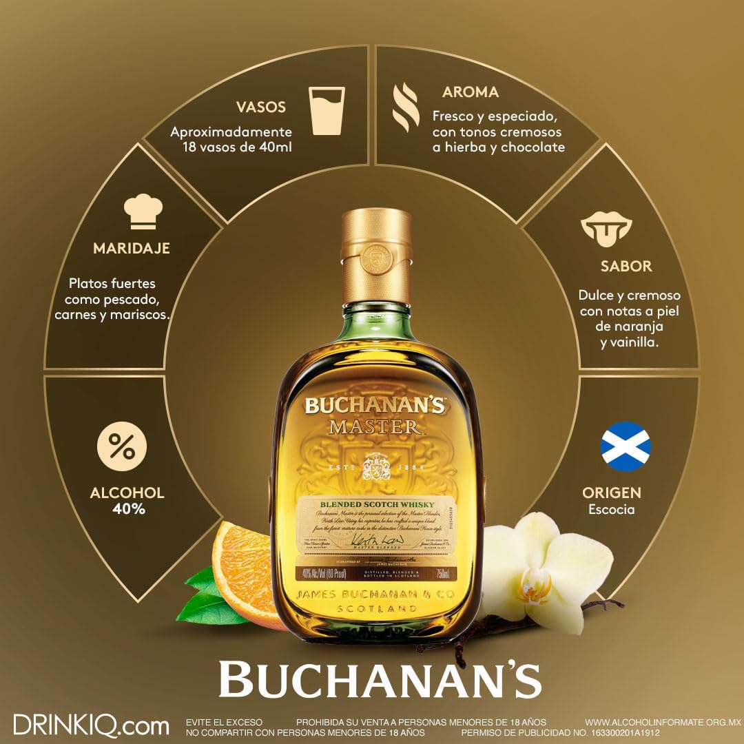 Whisky Buchanans Master 750 ml - Diageo