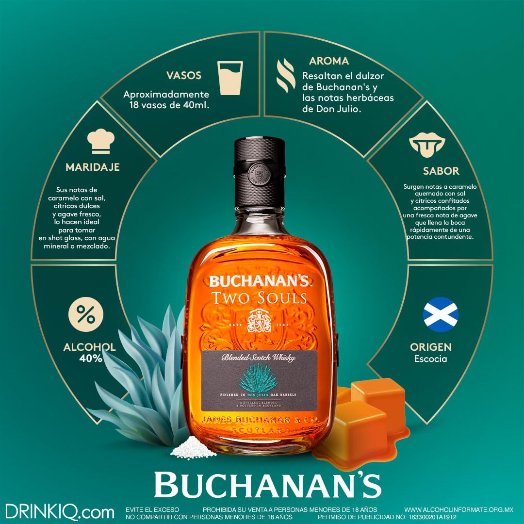 Whisky Buchanans Two Souls 700 ml - Diageo