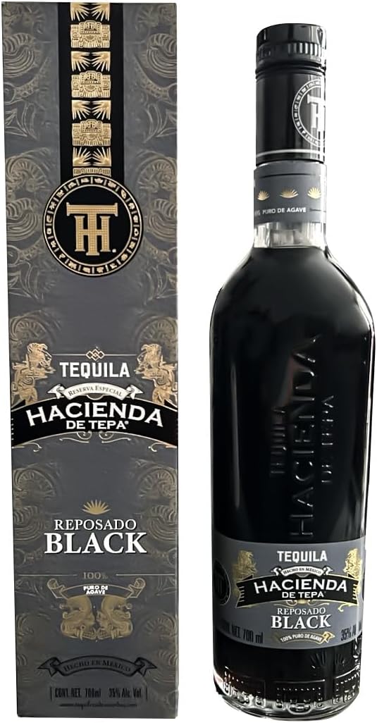 Tequila Hacienda De Tepa Reposado Black 700 ml