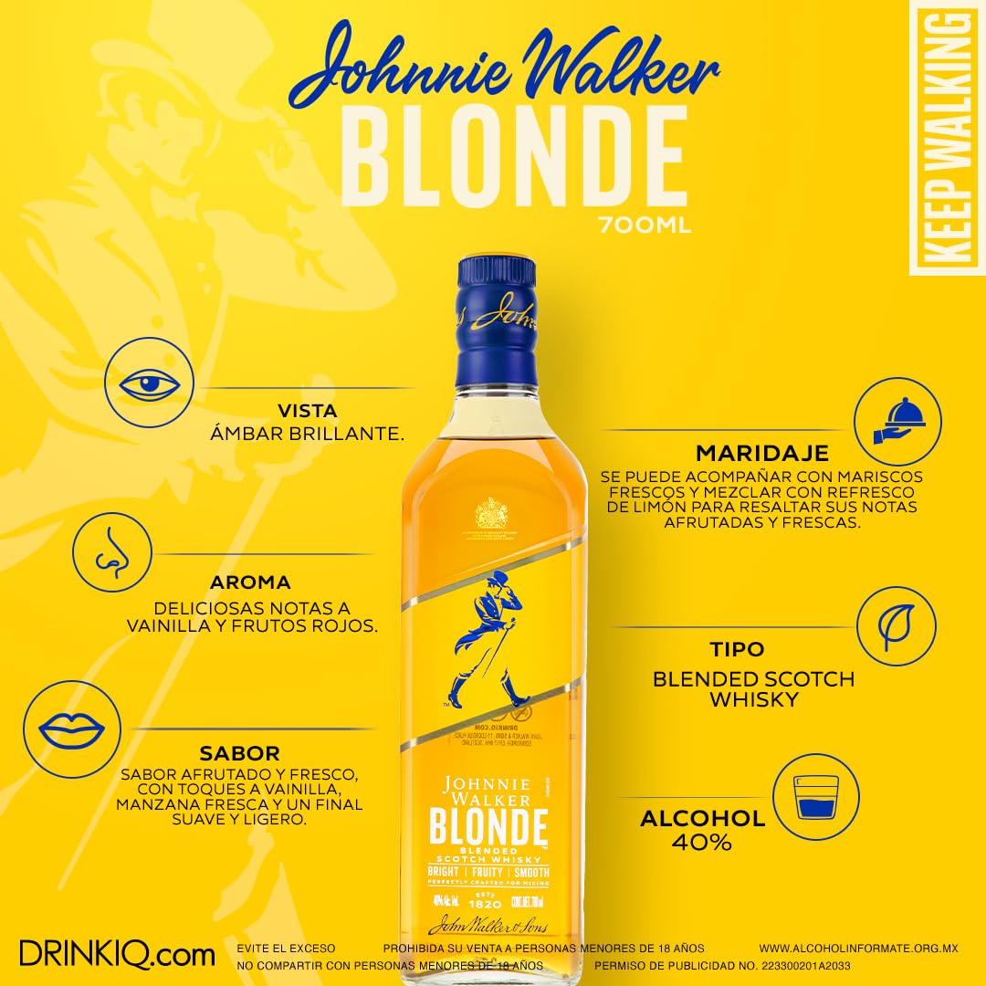 Whisky Johnnie Walker Blonde 700 ml