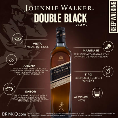 Whisky Johnnie Walker Double Black 750 ml