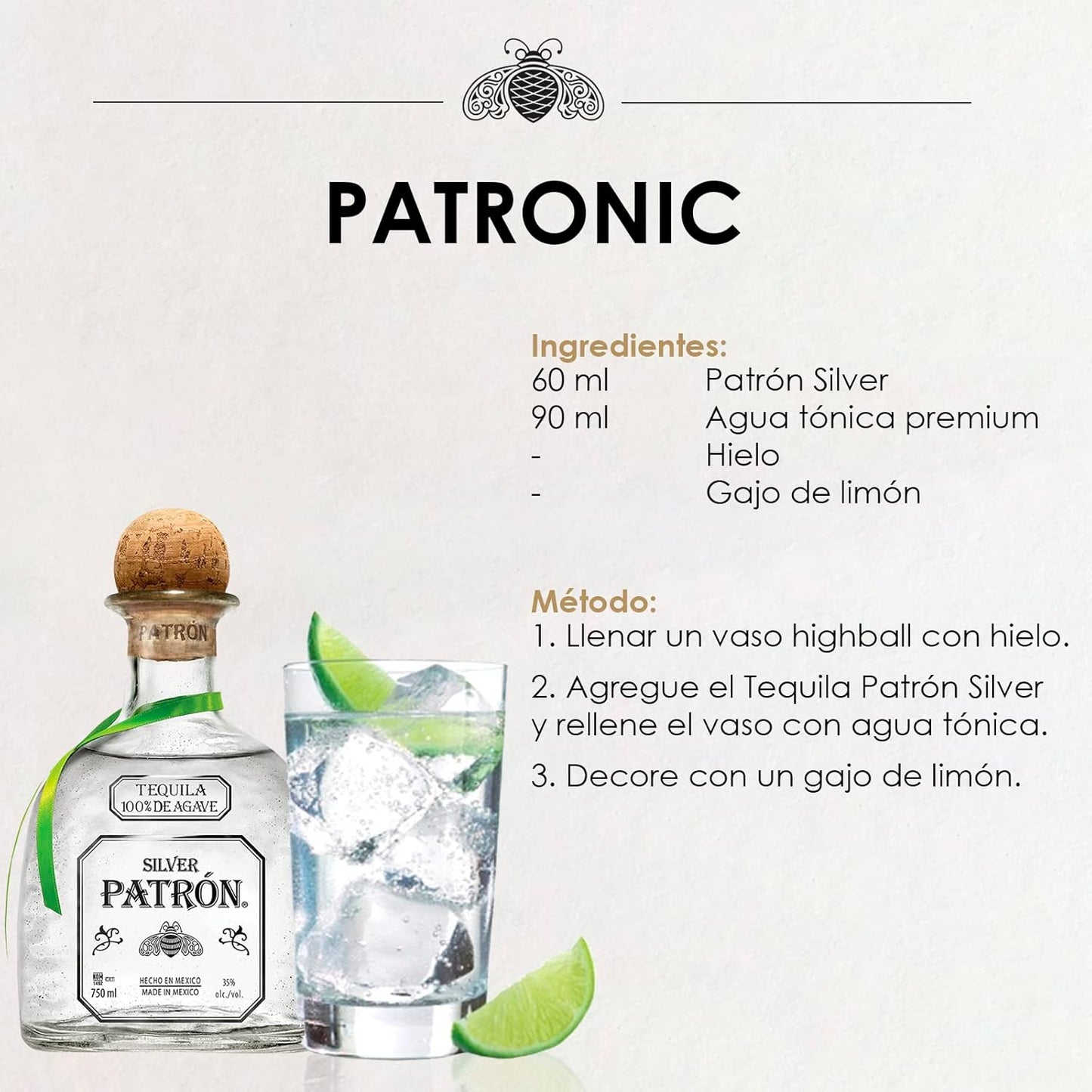 Tequila Patron Silver 750 ml