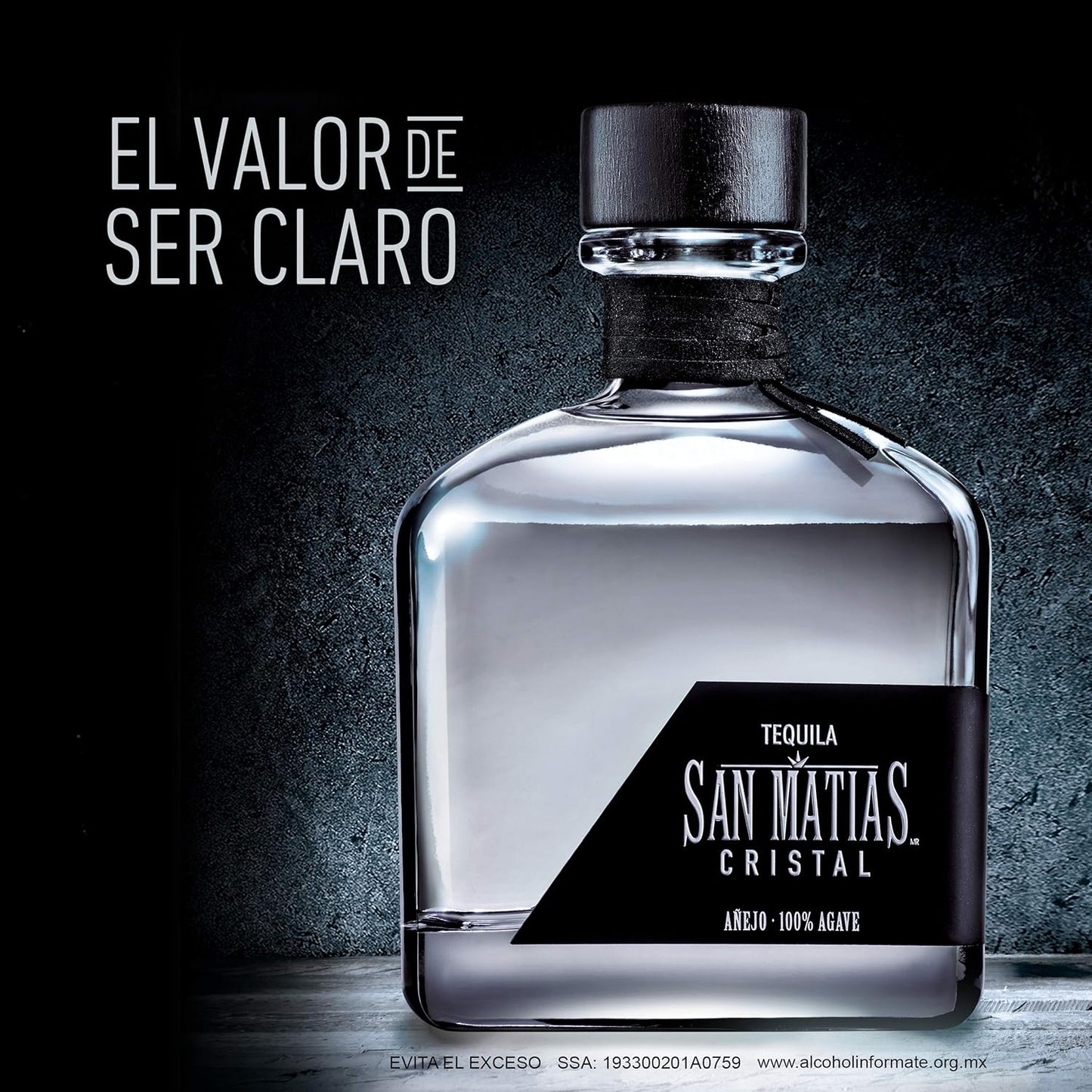 Tequila San Matias Cristal Añejo 750 ml