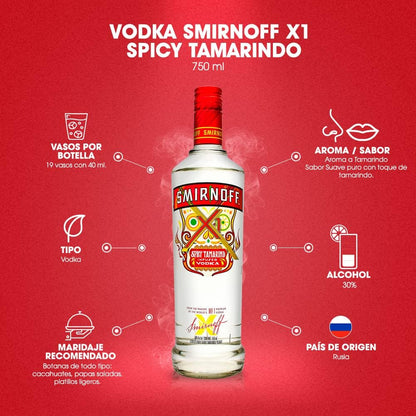 Vodka Smirnoff Tamarindo 750 ml