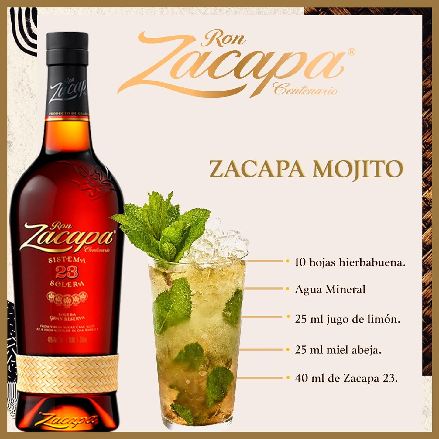 Ron Zacapa Centenario 23 Años 750 ml Diageo