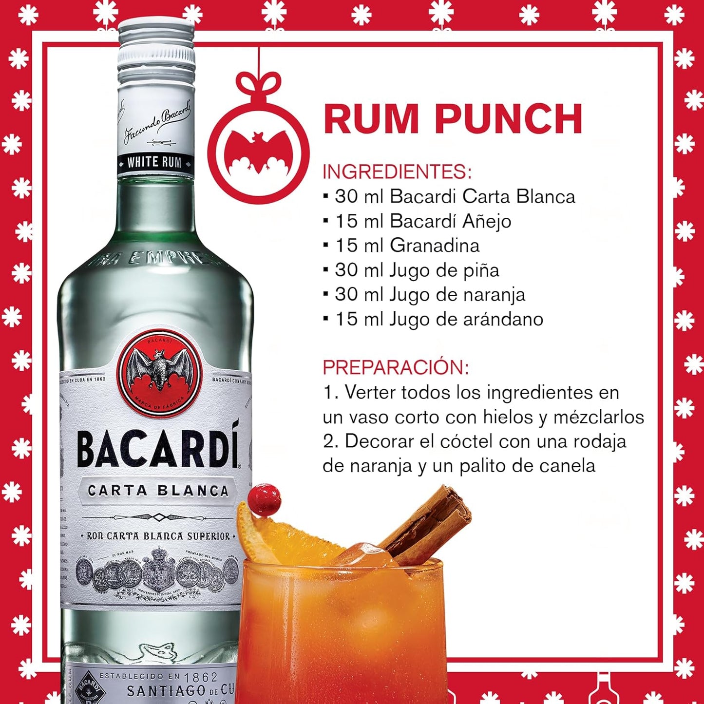 Ron Bacardi Añejo 980 ml