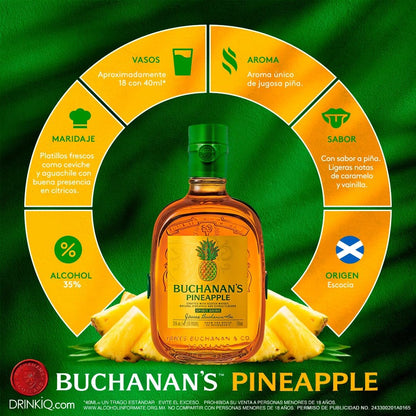 Whisky Buchanans Piña 750 ml - Importado