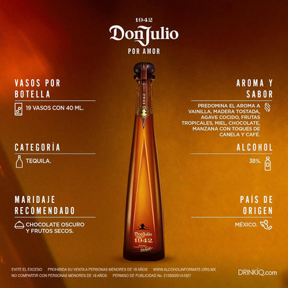Tequila Don Julio Añejo 1942 750 ml