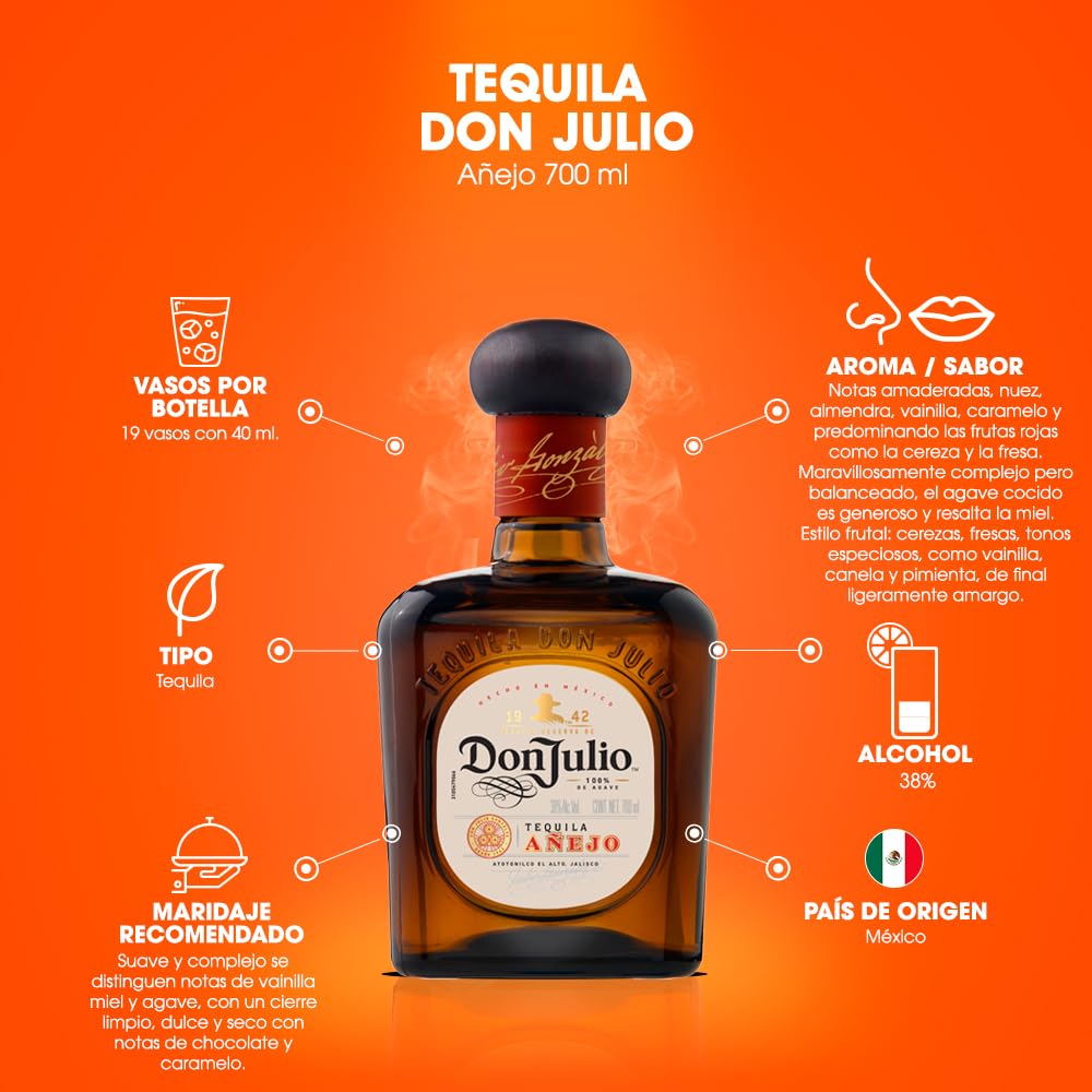 Tequila Don Julio Añejo 700 ml