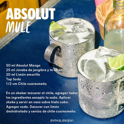 Vodka Absolut Sabor Mango 750 ml