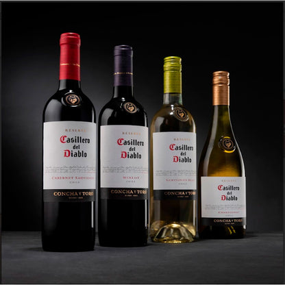 Vino Tinto Casillero Del Diablo 750 ml (Merlot, Cabernet Sauv)