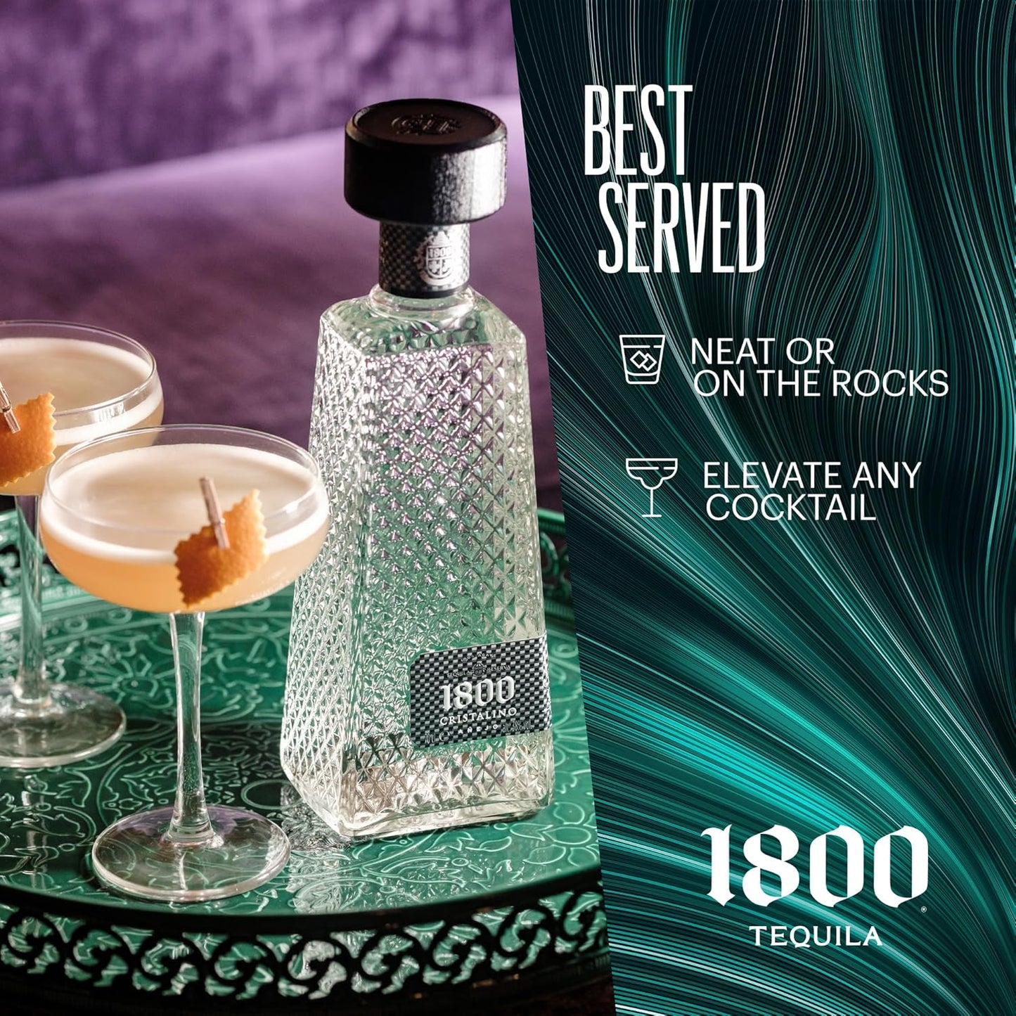 Tequila Cuervo 1800 Cristalino Añejo 700 ml
