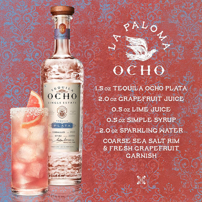 Tequila Ocho Plata 750 ml