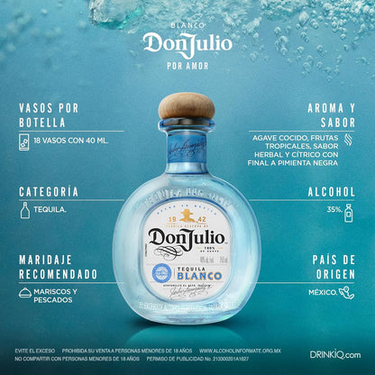 Tequila Don Julio Blanco 750 ml