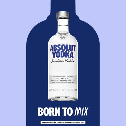 Vodka Absolut Natural/Azul 750 ml