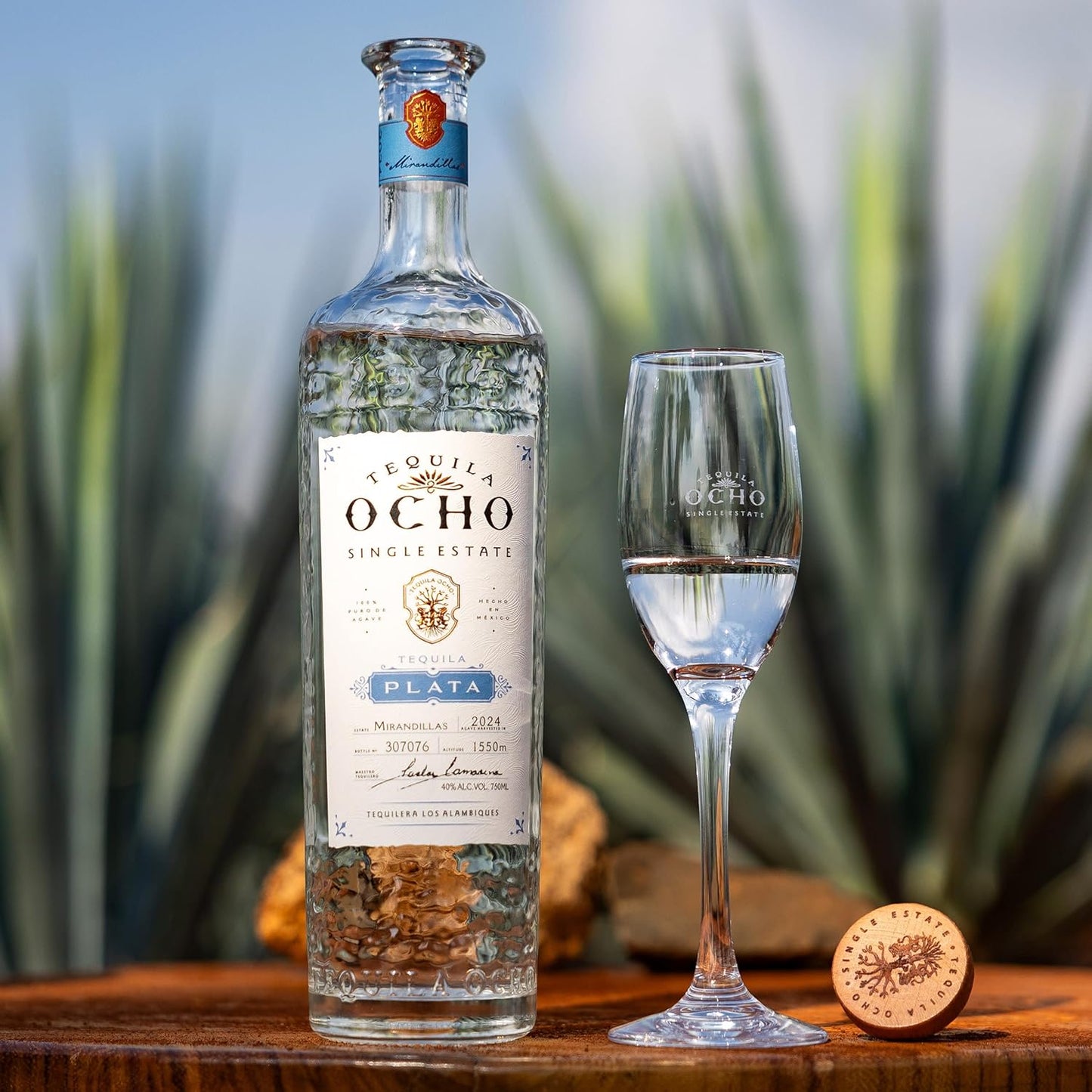 Tequila Ocho Plata 750 ml