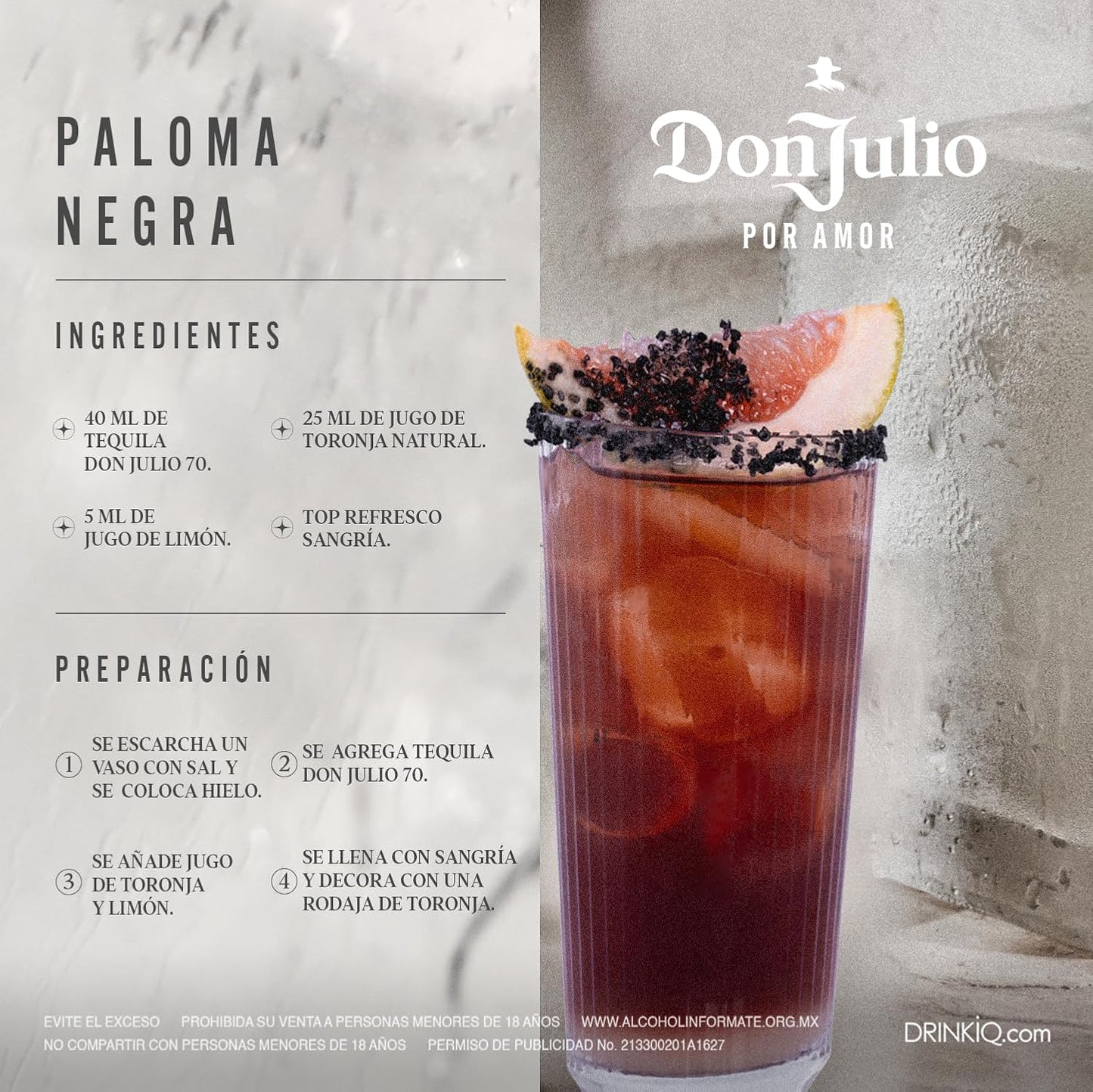 Tequila Don Julio 70 Añejo Cristalino 700 ml
